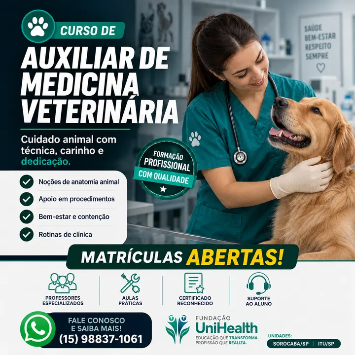 Auxiliar de Medicina Veterinária